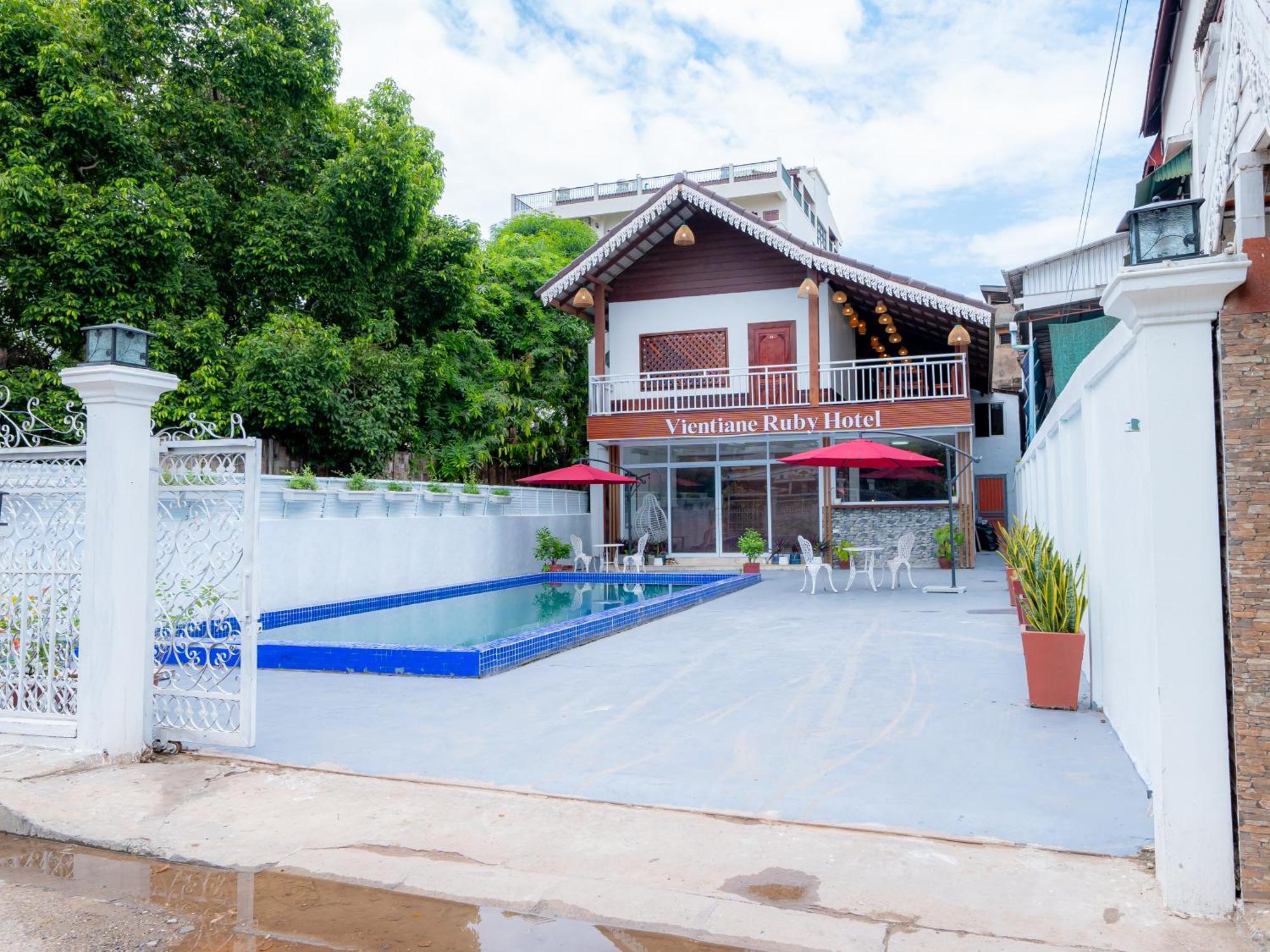 Vientiane Ruby Villa Hotel Zewnętrze zdjęcie