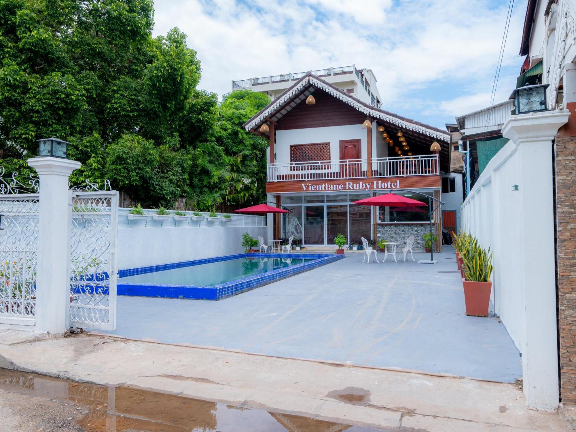 Vientiane Ruby Villa Hotel Zewnętrze zdjęcie